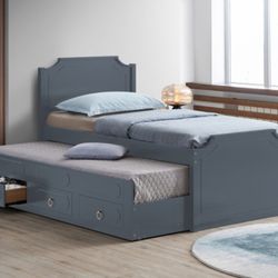 Twin/Twin Bedset w/3Drawers(mattress included:$699)