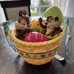 Disneyland Easter Chip And Dale Popcorn Bucket