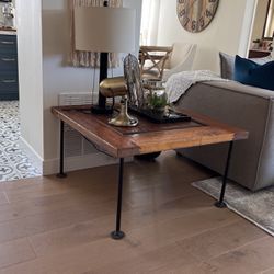 Beautiful Rustic End Table For Living Room