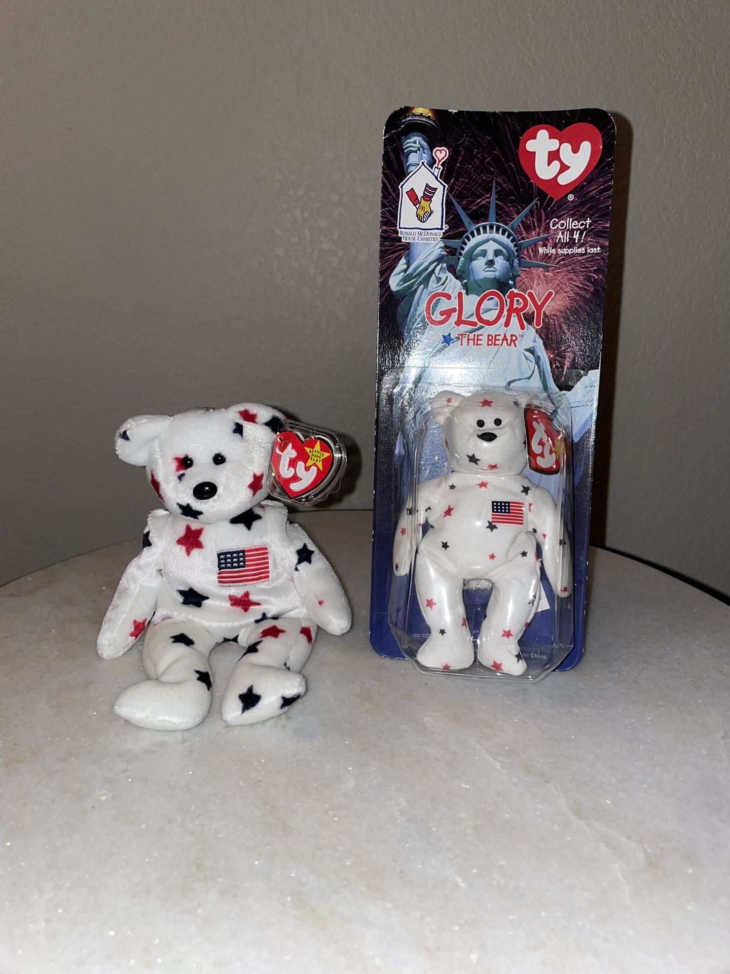 Ty Beanie Babies Liberty Bears