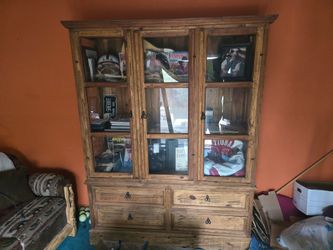 Rustic China Cabinet