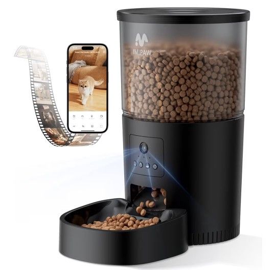 IMIPAW Automatic Cat Feeder with Camera