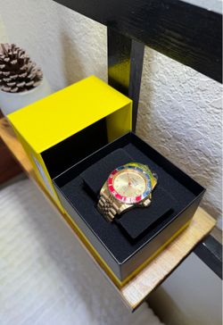 Invicta Pro Diver Navigator Automatic 42mm Gold Pepsi Bezel (29183)