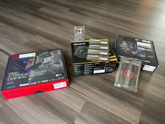 Brand new Pc parts gaming components cpu motherboard ram