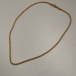 Gold Chain 16” Inch Good Condition Never Worn 