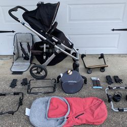 UppaBaby Vista Convertible Double Stroller & ACCESSORIES 