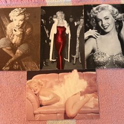 Marilyn Monroe Postcards: 4 For $1