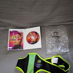Wii Zumba Fitness Complete With Belt, Box And Game - Fully Functional Nintendo Wii Video Game