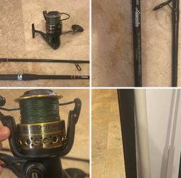 Lamiglass Carbon  Surf with Penn Reel