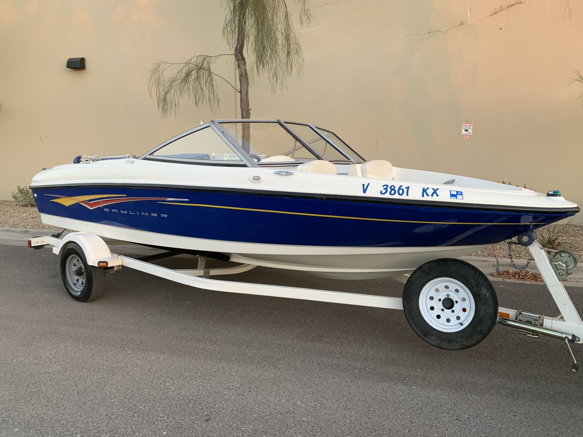 2007 BAYLINER 175 3.0 Mercury MerCrusier Boat