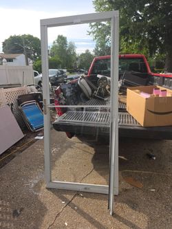 36x80 Anderson self-storing screen door
