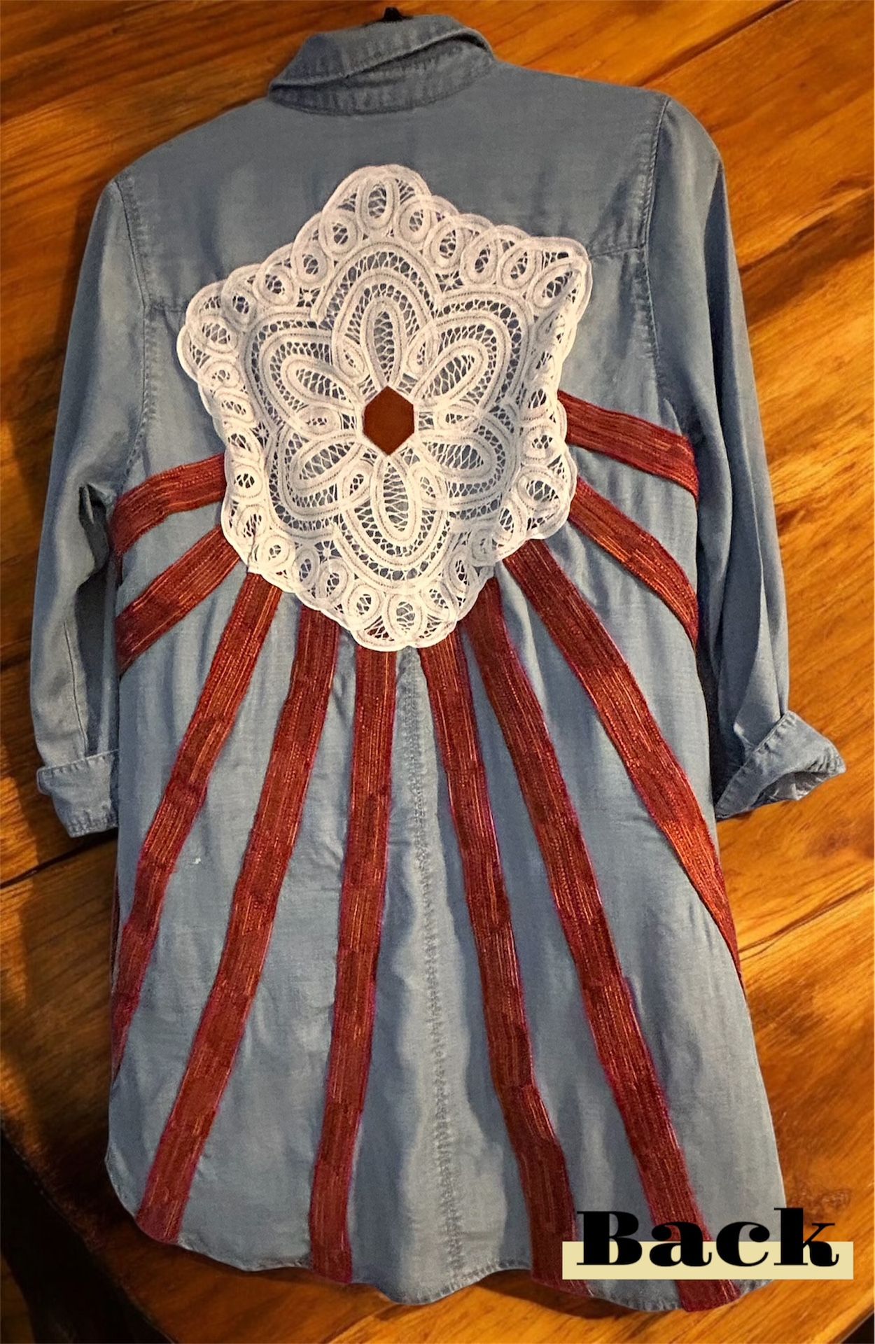 Ladies Denim Shirt Dress