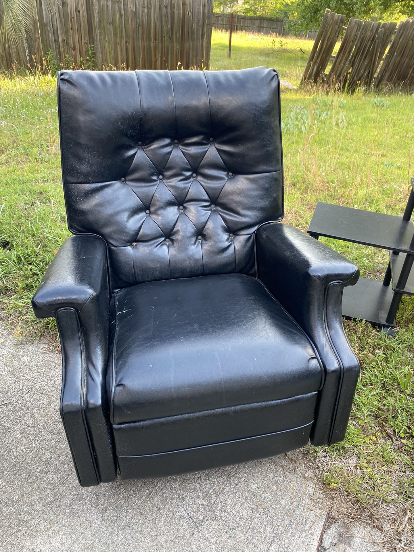 Rocking Leather Couch