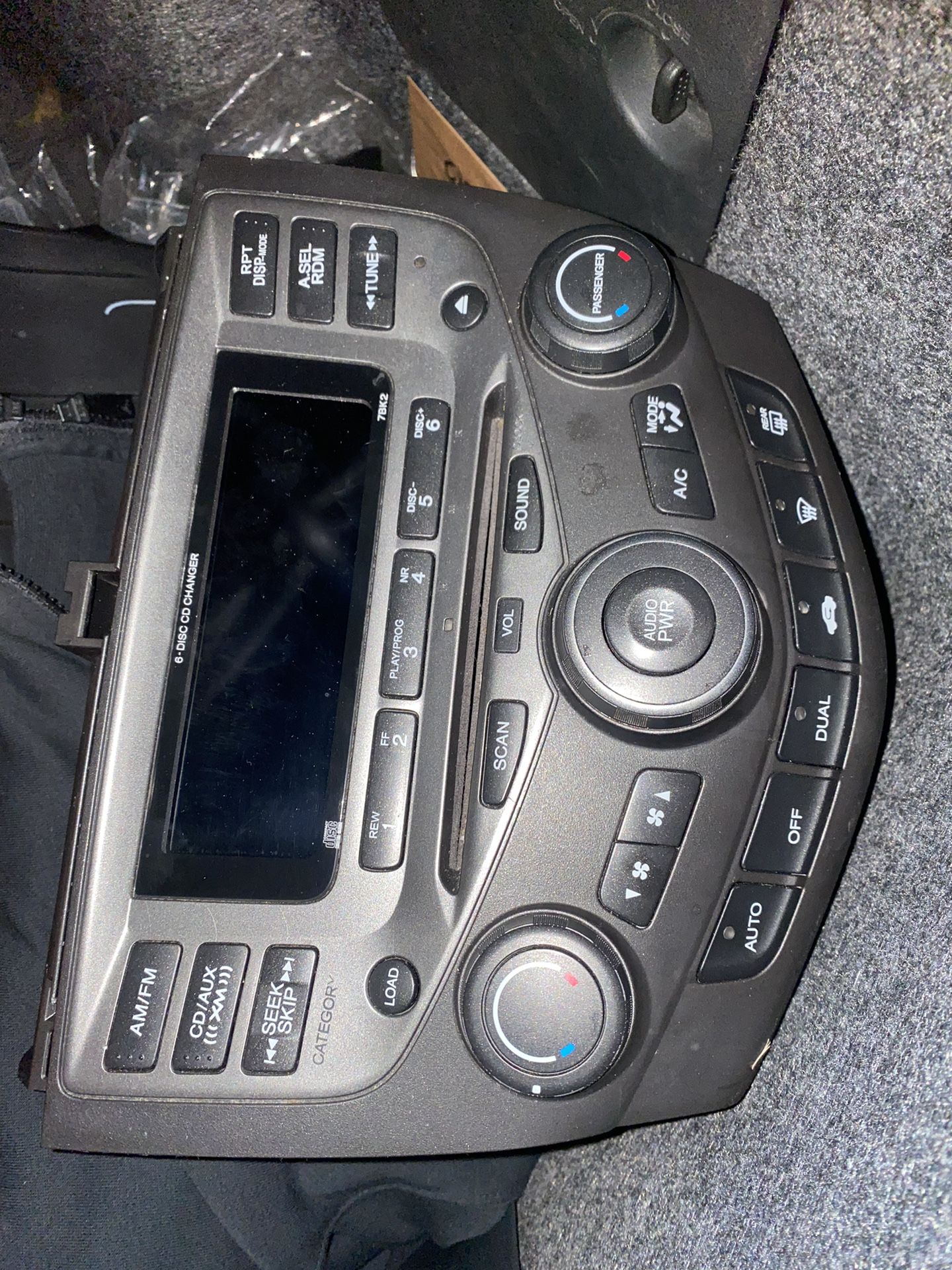 Honda Accord Radio