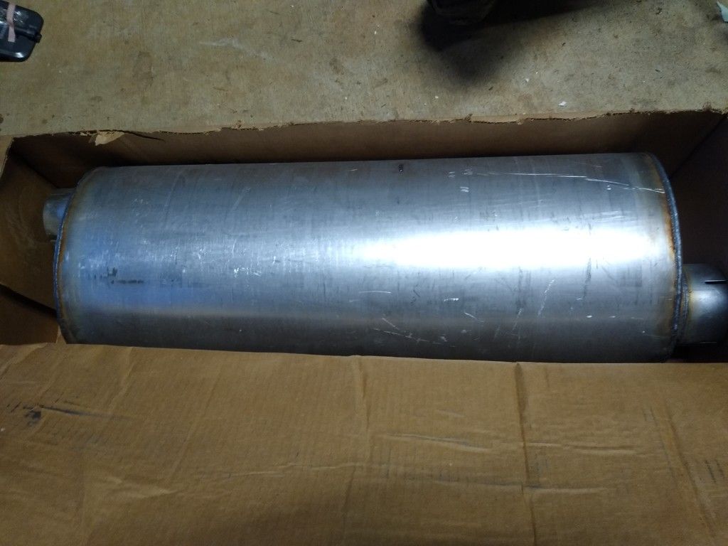 Heavy Duty Aluminized Steel Oval Truck Exhaust Muffler