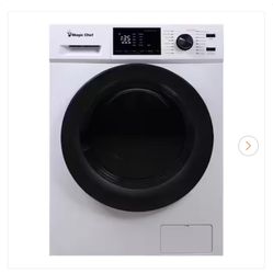 Magic Chef 23.4 in. 2.7 cu. ft. White All in One Ventless and Washer Dryer Combo