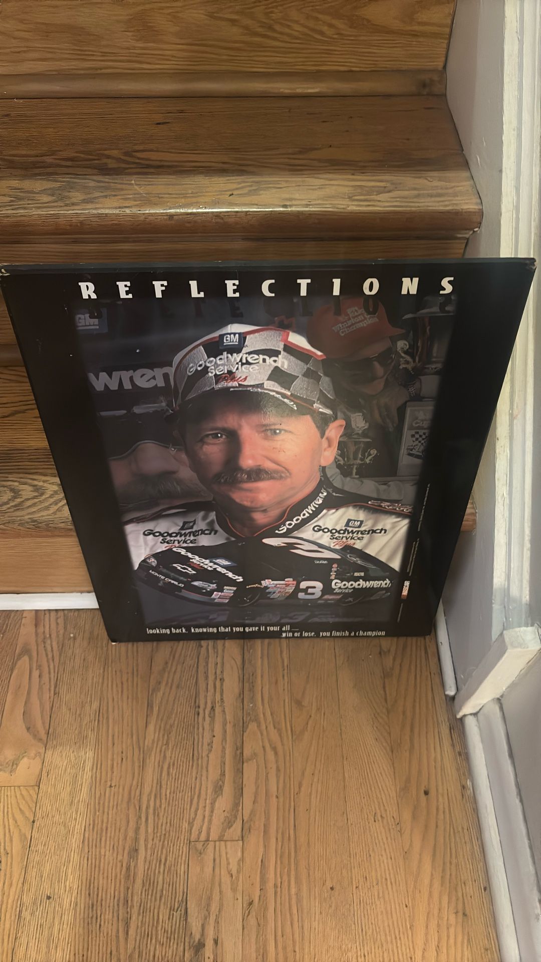 Dale Earnhardt Reflections Racing Wooden Plaque 