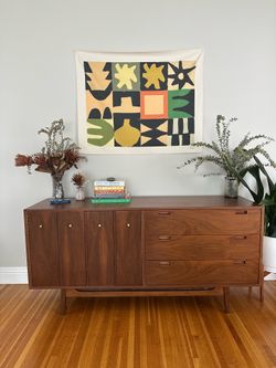 MCM Walnut Credenza
