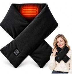 Electric Heating Scarf with 3 Heating Levels (Jet Black)
Hidden Pocket Design, Heat & Relief