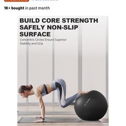 Trideer Exercise Yoga Ball XXL Size 33 Inches