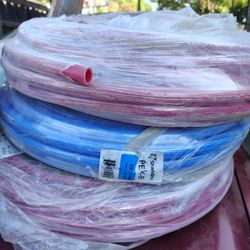 Pex B 3/4" X 100' Long 3 Full Rolls 2 Red And 1 Blue