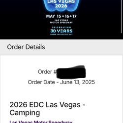 EDC Moon Glow Shiftpod + 1 Vehicle Pass