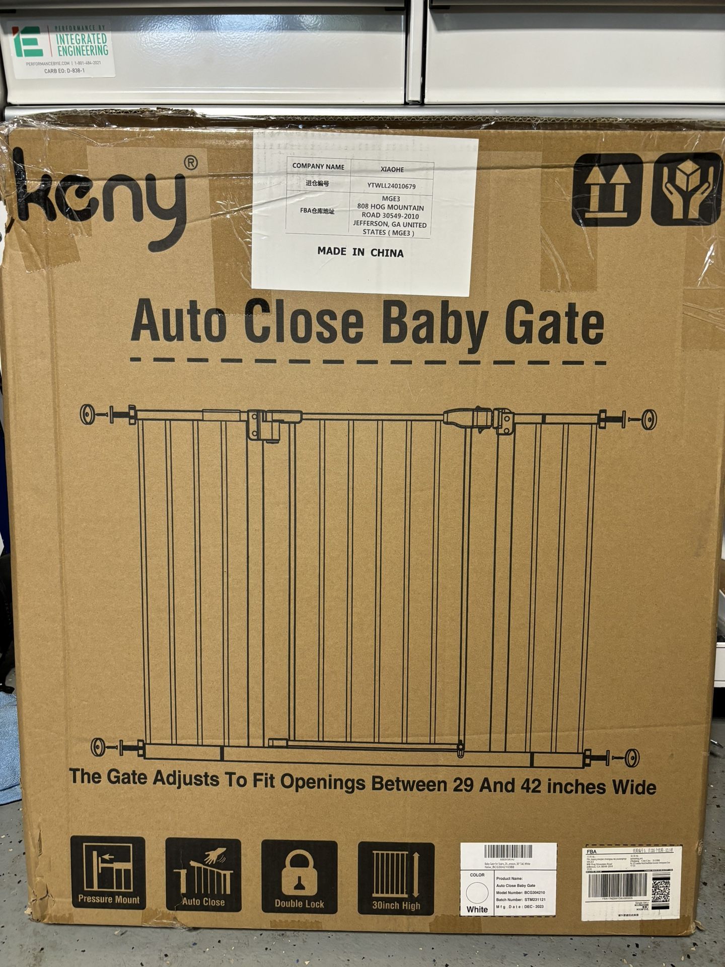 Keny Auto Close Baby Gate 