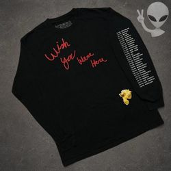 Travis Scott Astroworld Long Sleeve T-Shirt Mens S Black Tour Merch Streetwear
