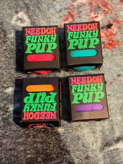 Needoh Funky Pup and Sour Patch Squishy