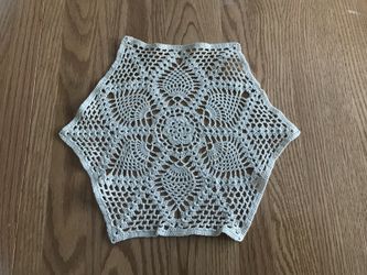 Vintage hexagonal doily