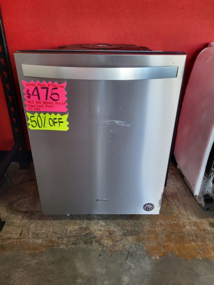 New Whirlpool Dishwasher 24" Wide