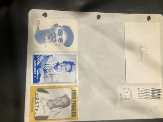 Clem Labine Signed Baseball cards & Memorabilia 