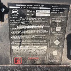 Pellet stove,pellets,and vacuum