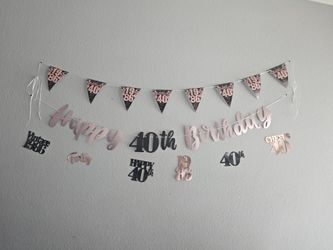 40th Birthday Decor