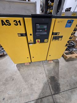 Kaeser AS 31 Rotary Screw Air Compressor – Running – Needs Bearing Attention