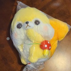 Puchippo Nuts Yellow Squirrel Plushie