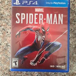PS4 Spider-Man Spiderman Video Game.