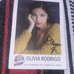 signed By Olivia Rodrigo 