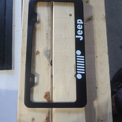 licensed plate frame 