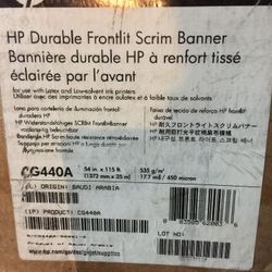 HP Durable Frontlit Scrim Banner