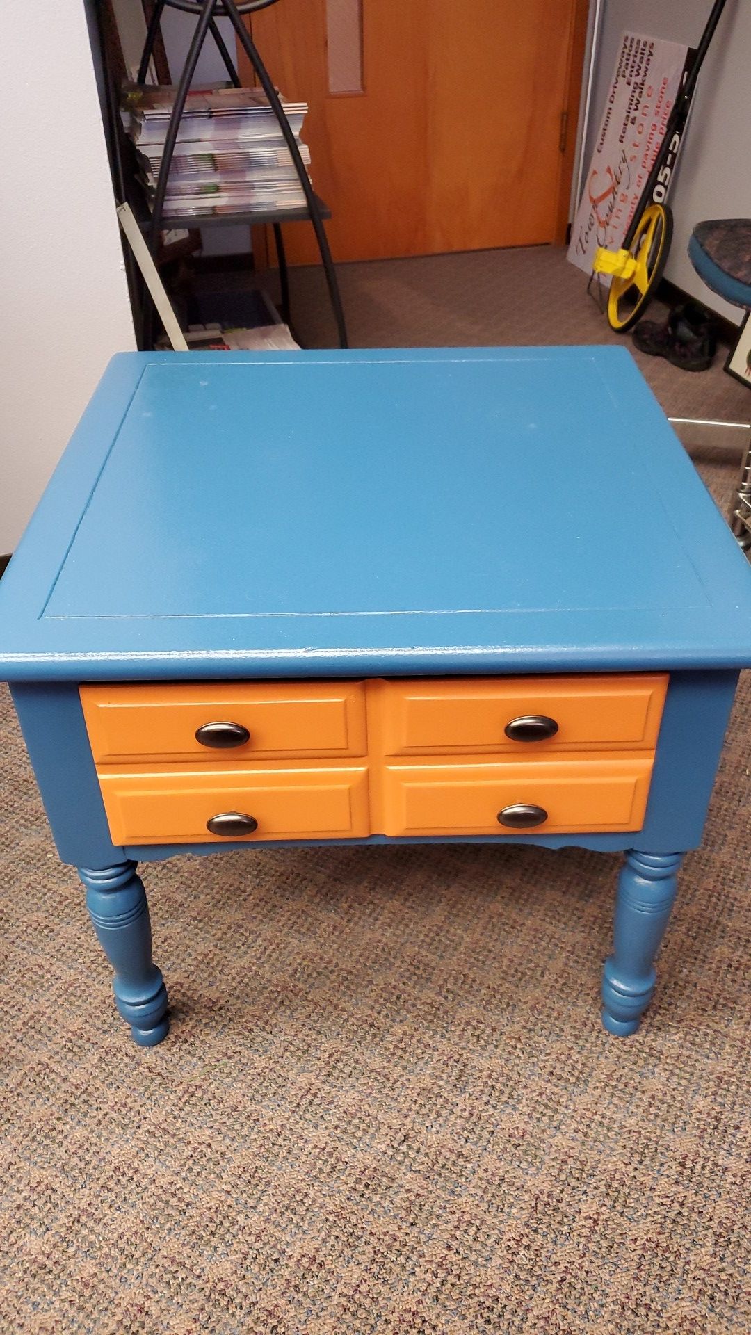 Painted End Table