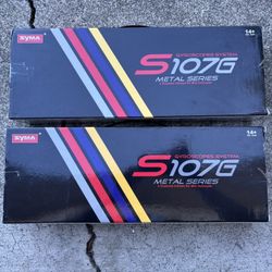 Syma S107G 3-Channel Mini Infrared Red & Yellow RC Helicopter Airplane w/ Built-in Gyro & LED  