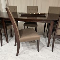Wood Dinning Room Set