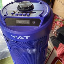 YAT speaker Bluetooth And Radio With Control