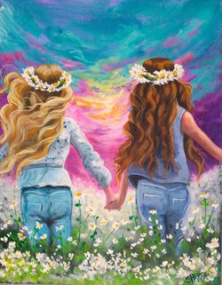 Original handmade acrylic painting custom made on order