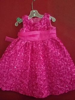 Beautiful 3T rosette Easter party dress