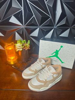 Nike Air Jordan 4 RM – Hemp/Orewood Brown/Sail – Women's Size 6.5 – New in Box