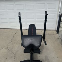 Weight Bench. Sold As Pictured $80