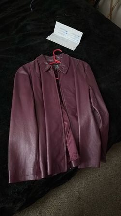 Burgundy jacket
