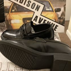 Black Slip On Dress Shoes (Boys)